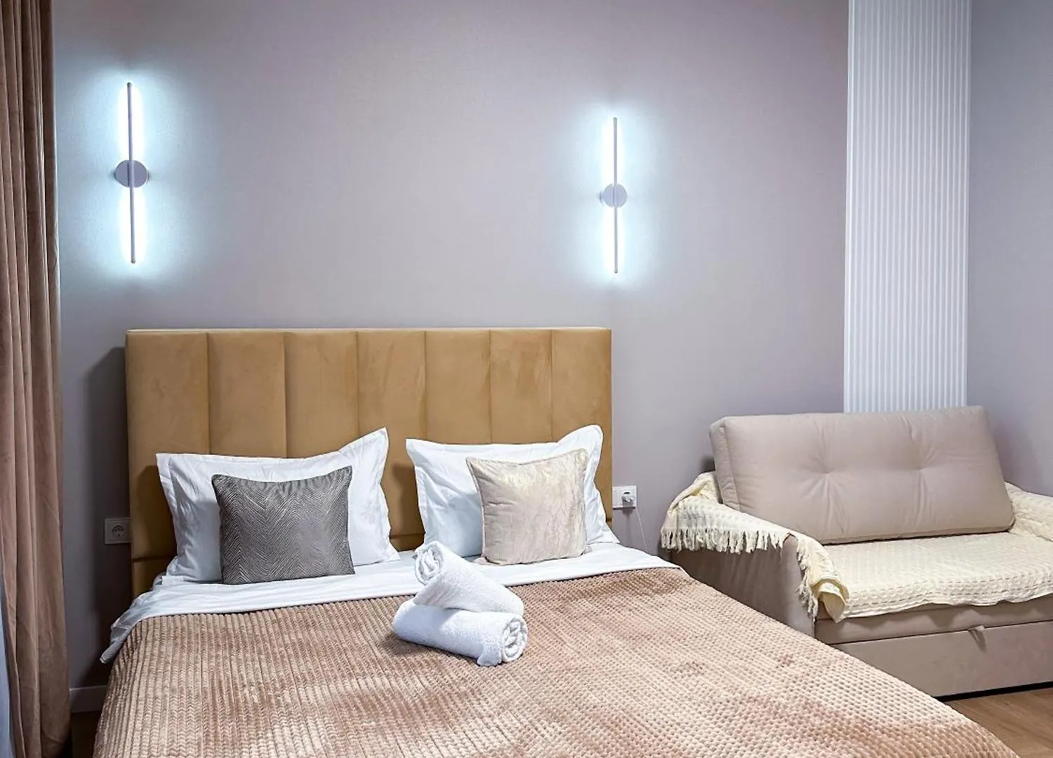Apartmán Современная Студия В 2 Минут До Мега Парка Almaty
